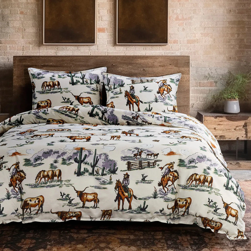 Ranch Life Reversible Bedding Set