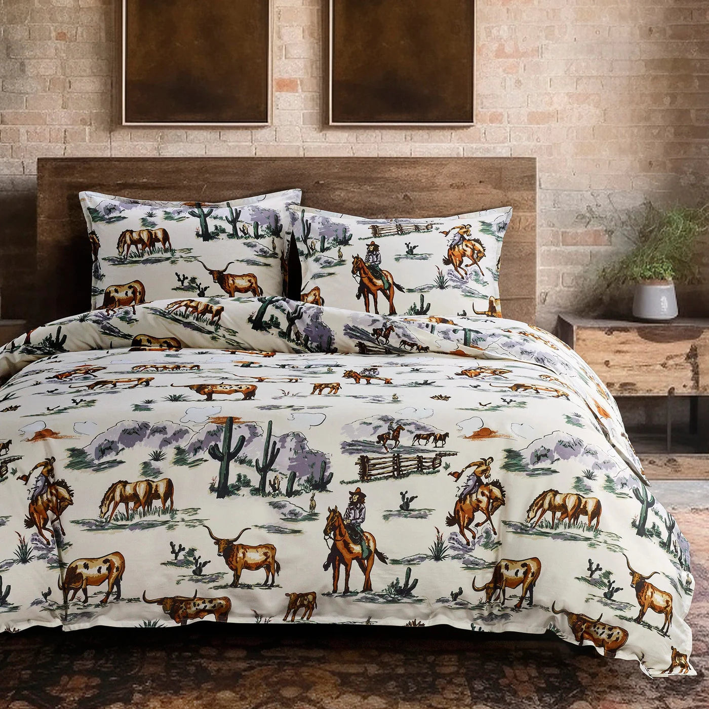 Ranch Life Reversible Bedding Set