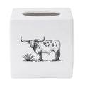 Ranch Life Ceramic Tissue Box Cover