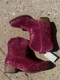 Pink Crystal Booties