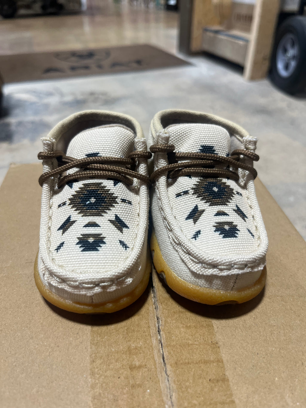 Cream Aztec Kids Moc
