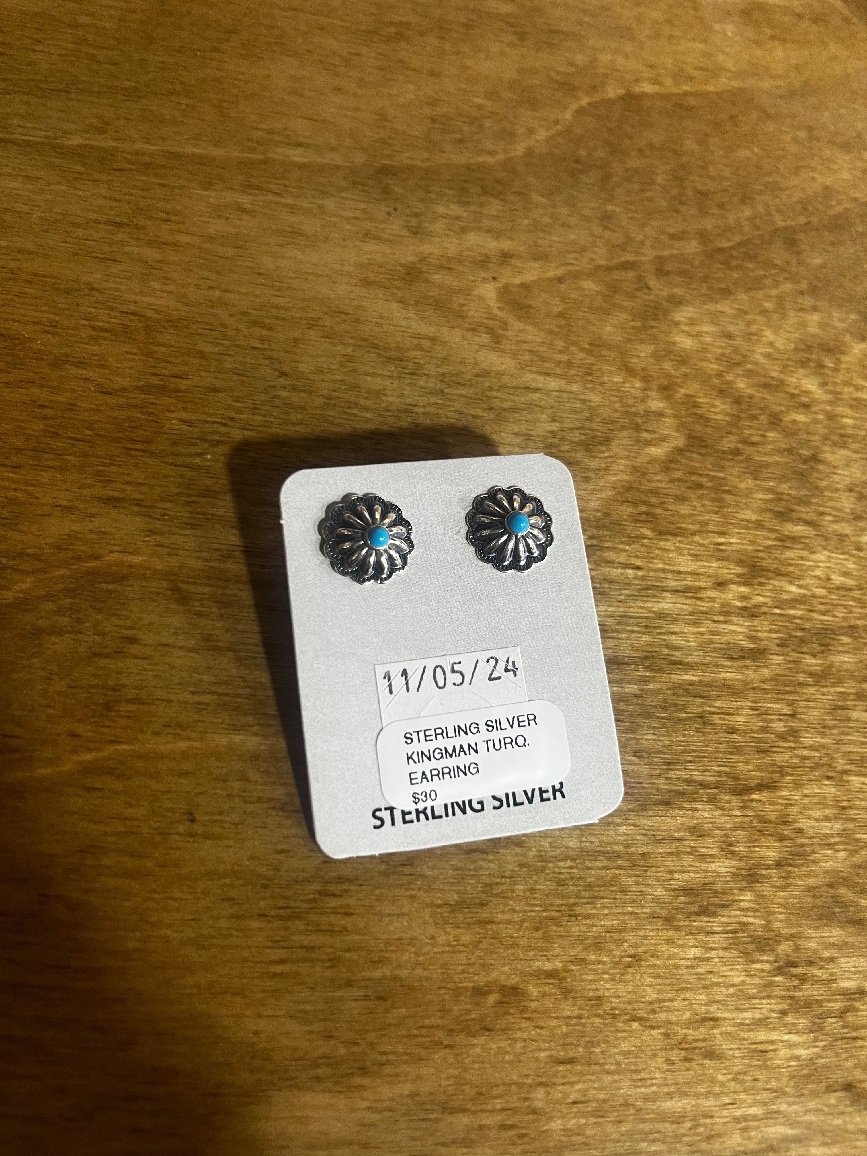 Concho Stud Earrings