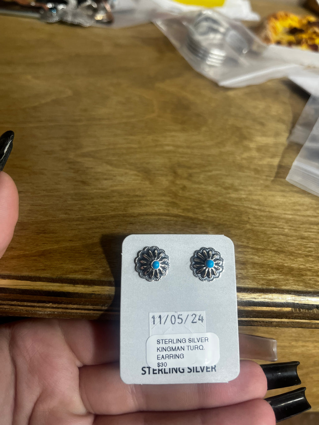 Concho Stud Earrings