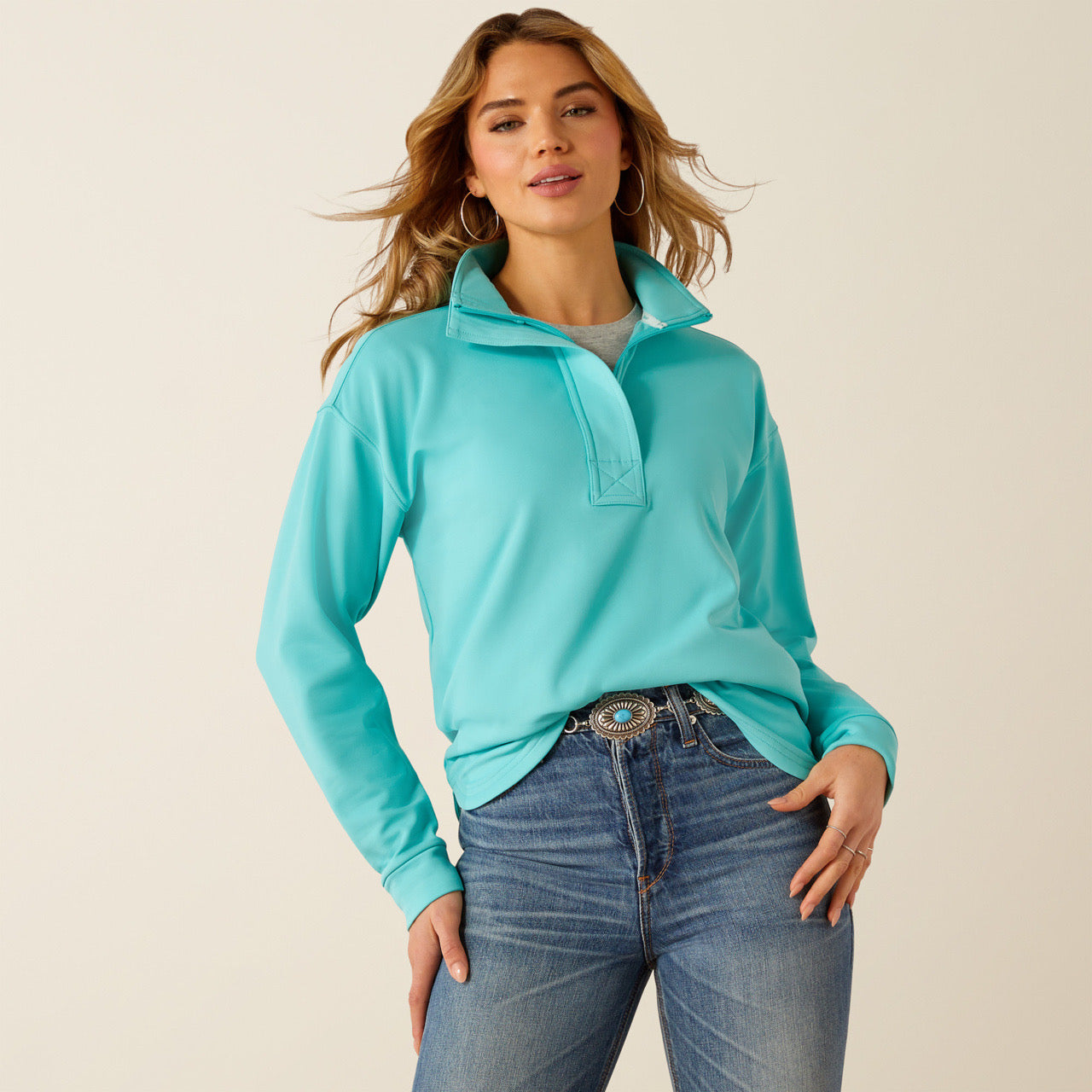 Teal Ariat Pull Over