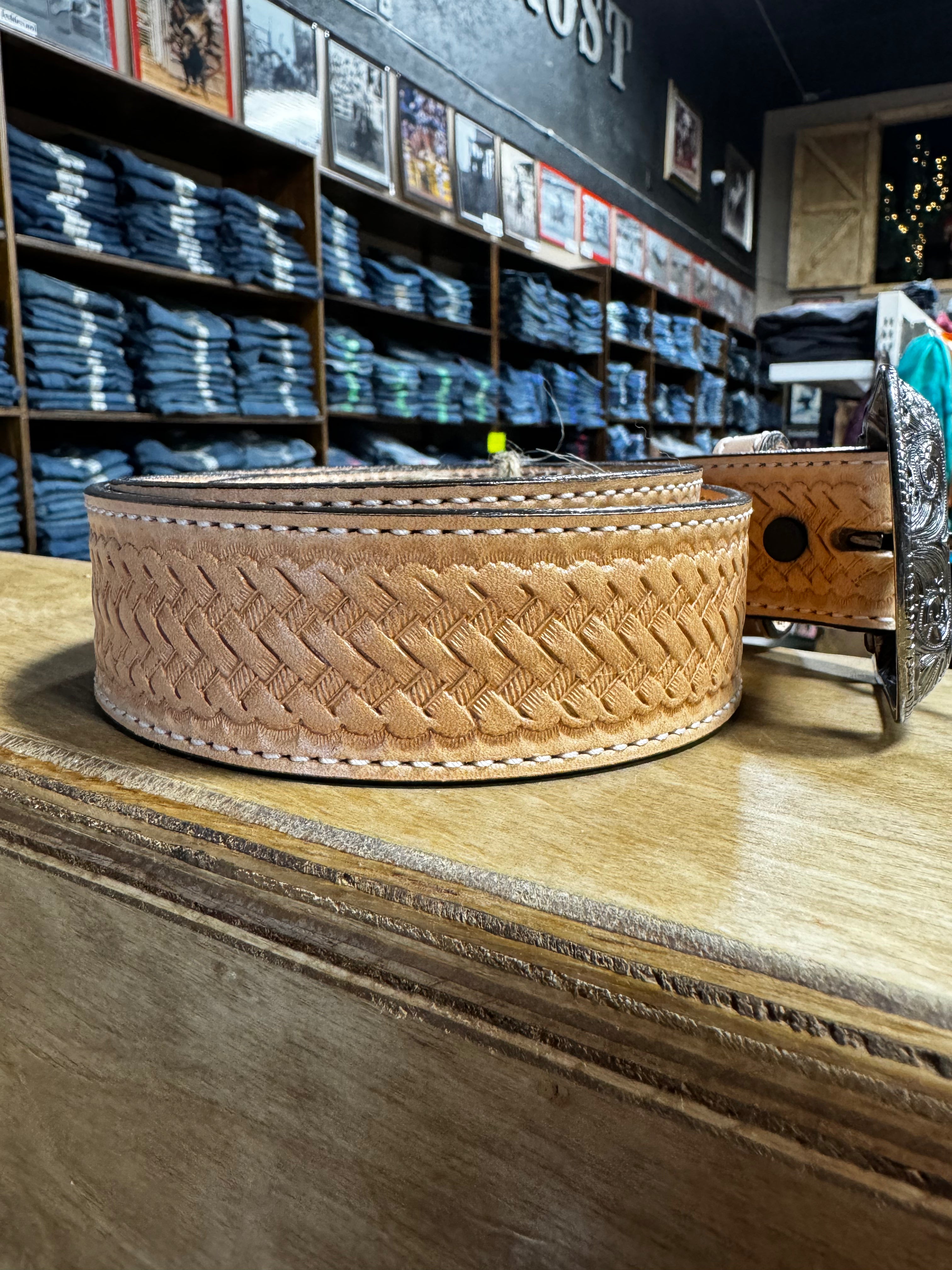 Light Basketweave Belt (2942)