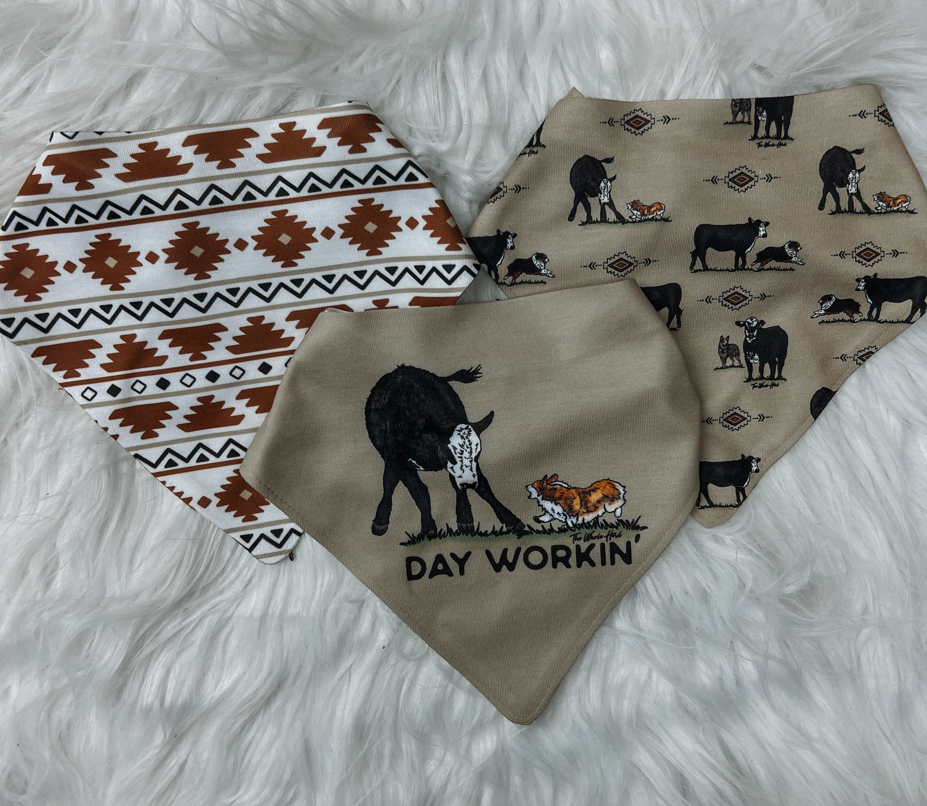 CowBabe Bandana Drool Bibs