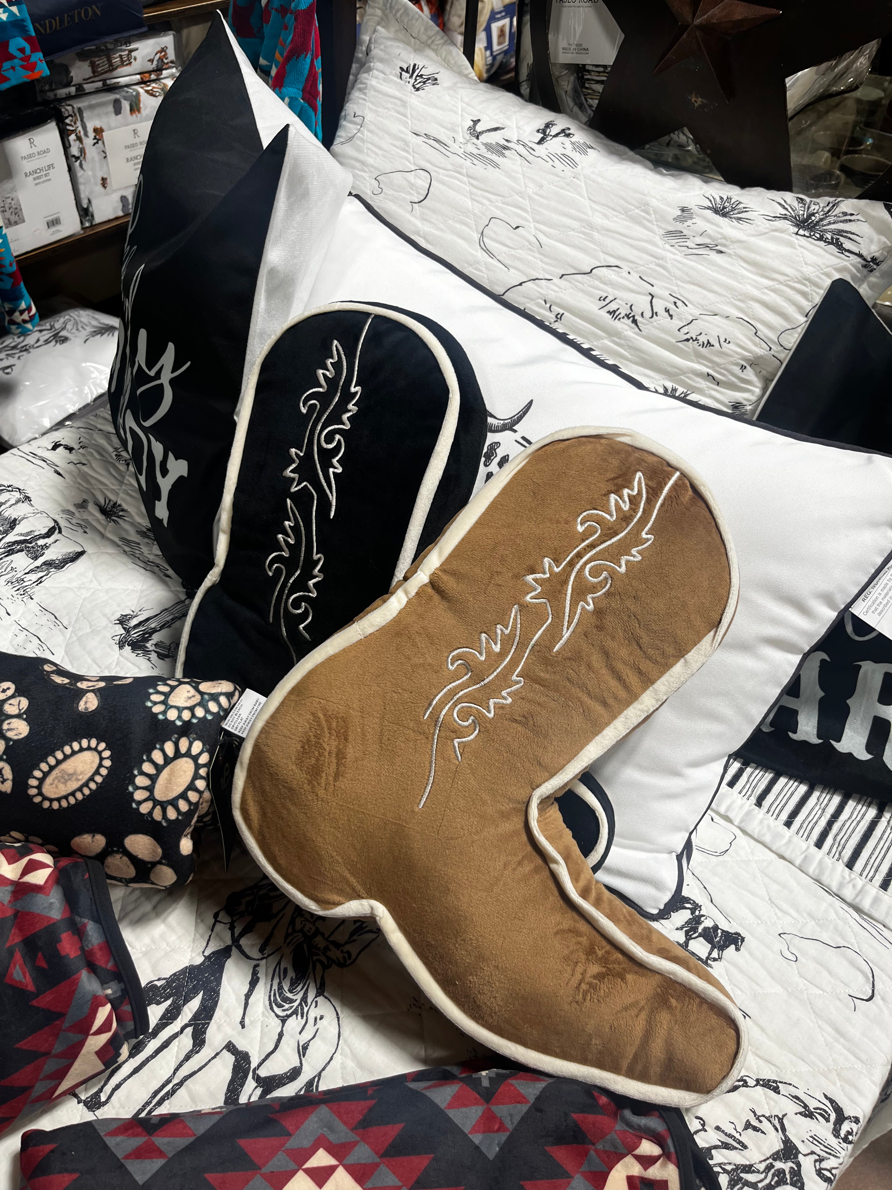 Snoozy Boot Pillows