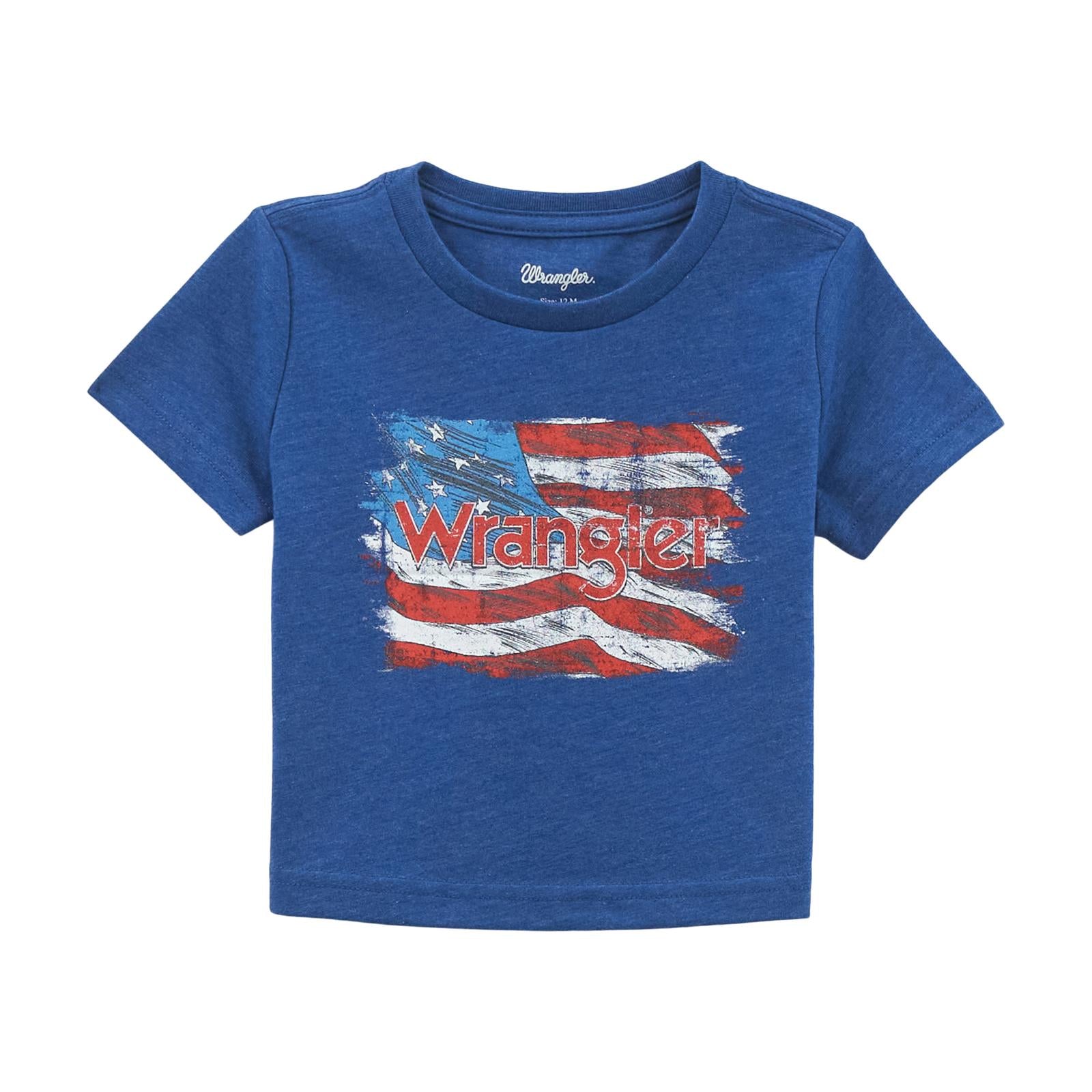 Wrangler® Baby Boy Graphic Short Sleeve Shirt - Limoges Heather