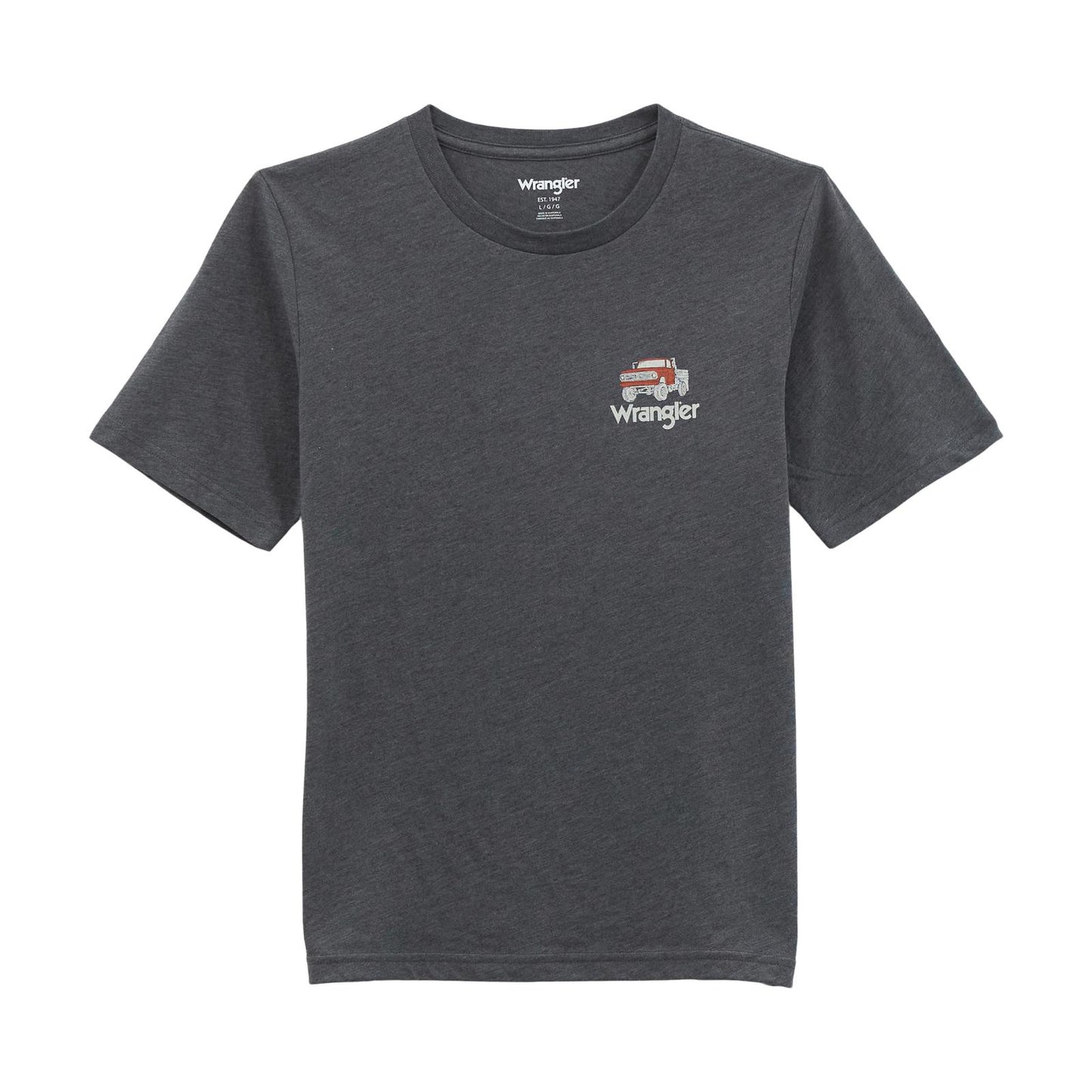 Wrangler® Boys Short Sleeve T-Shirt - Asphalt Heather