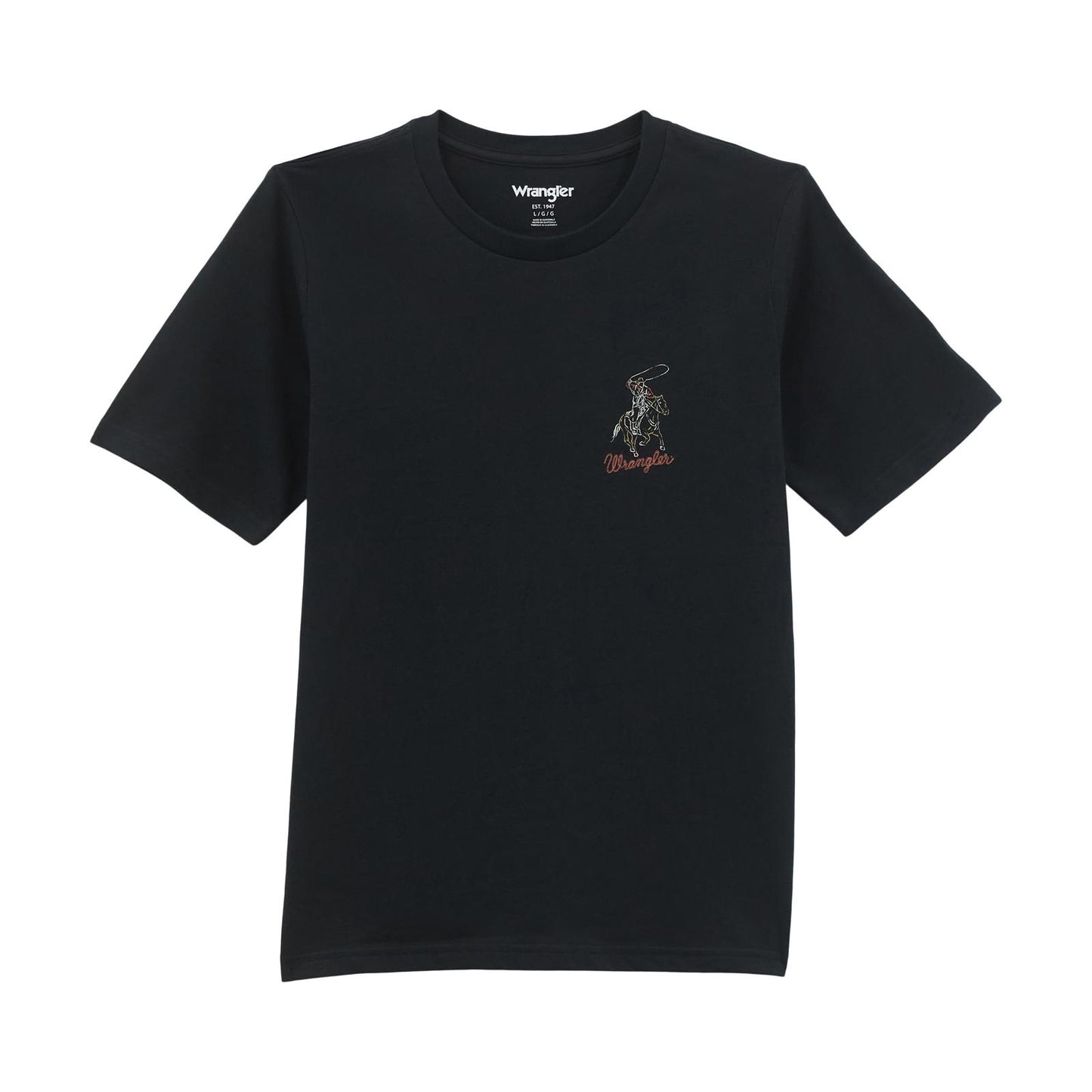 Wrangler® Boys Short Sleeve T-Shirt - Jet Black