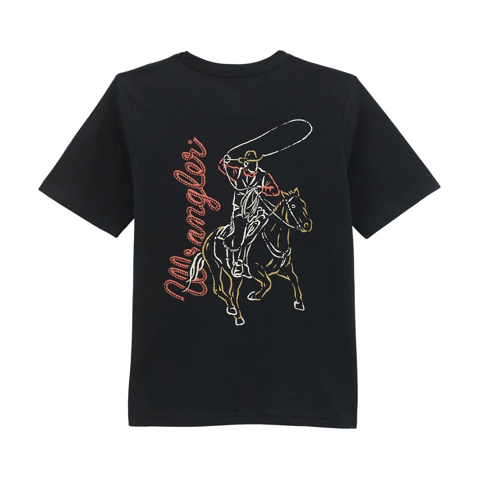 Wrangler® Boys Short Sleeve T-Shirt - Jet Black