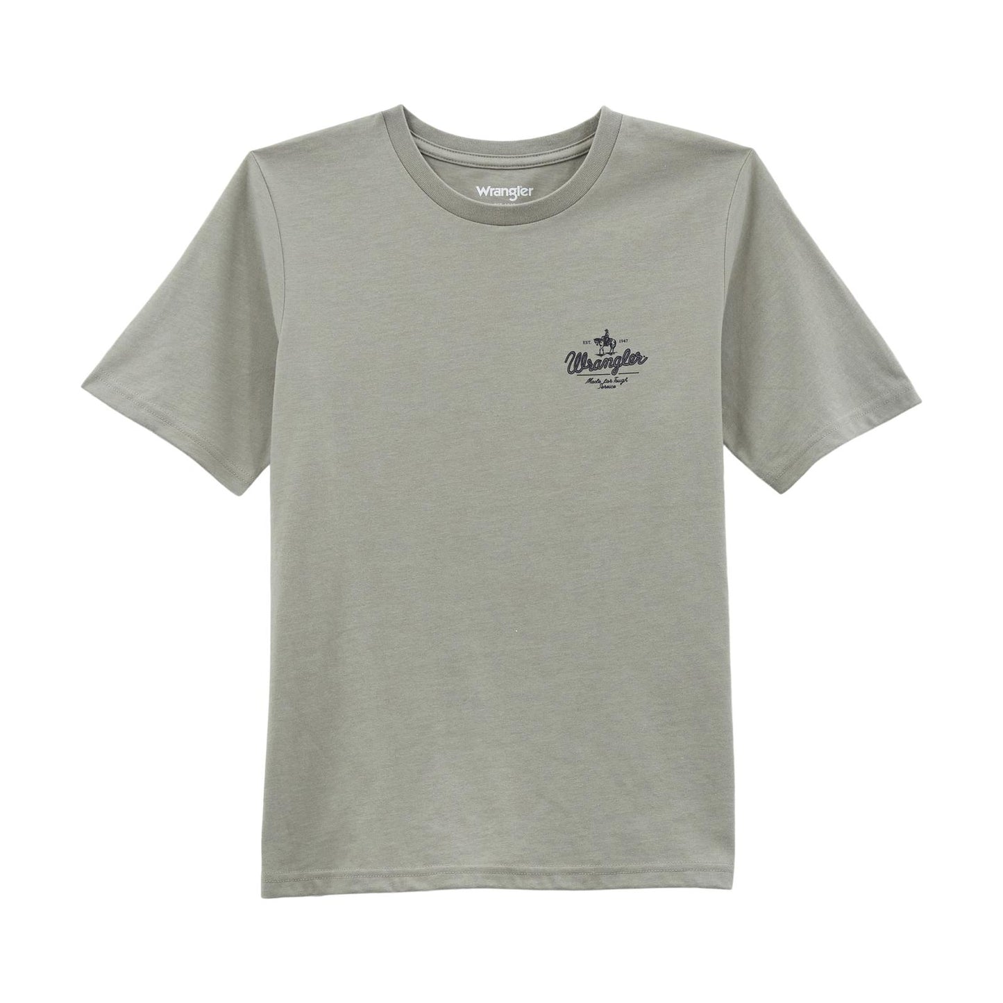 Wrangler® Boys Short Sleeve T-Shirt - Limestone Heather