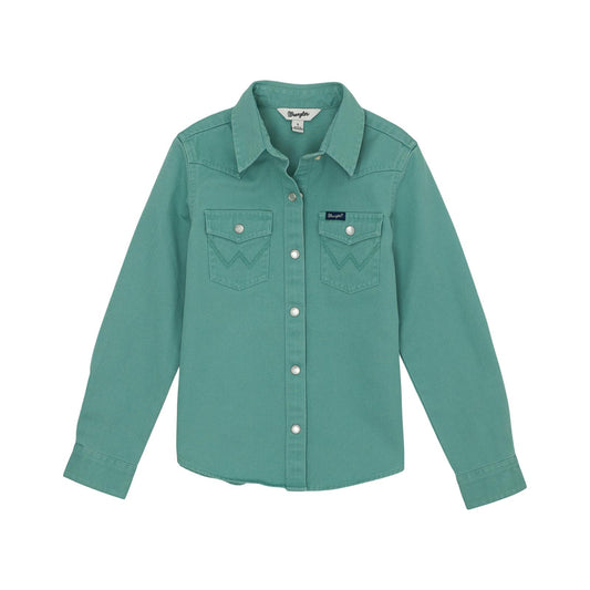 Girls Western Top - Teal