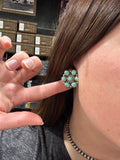 Concho Kingman Turquoise Earrings