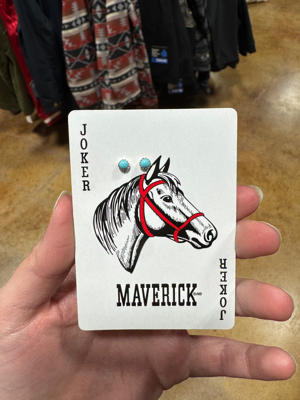 Tiny Turquoise Studs