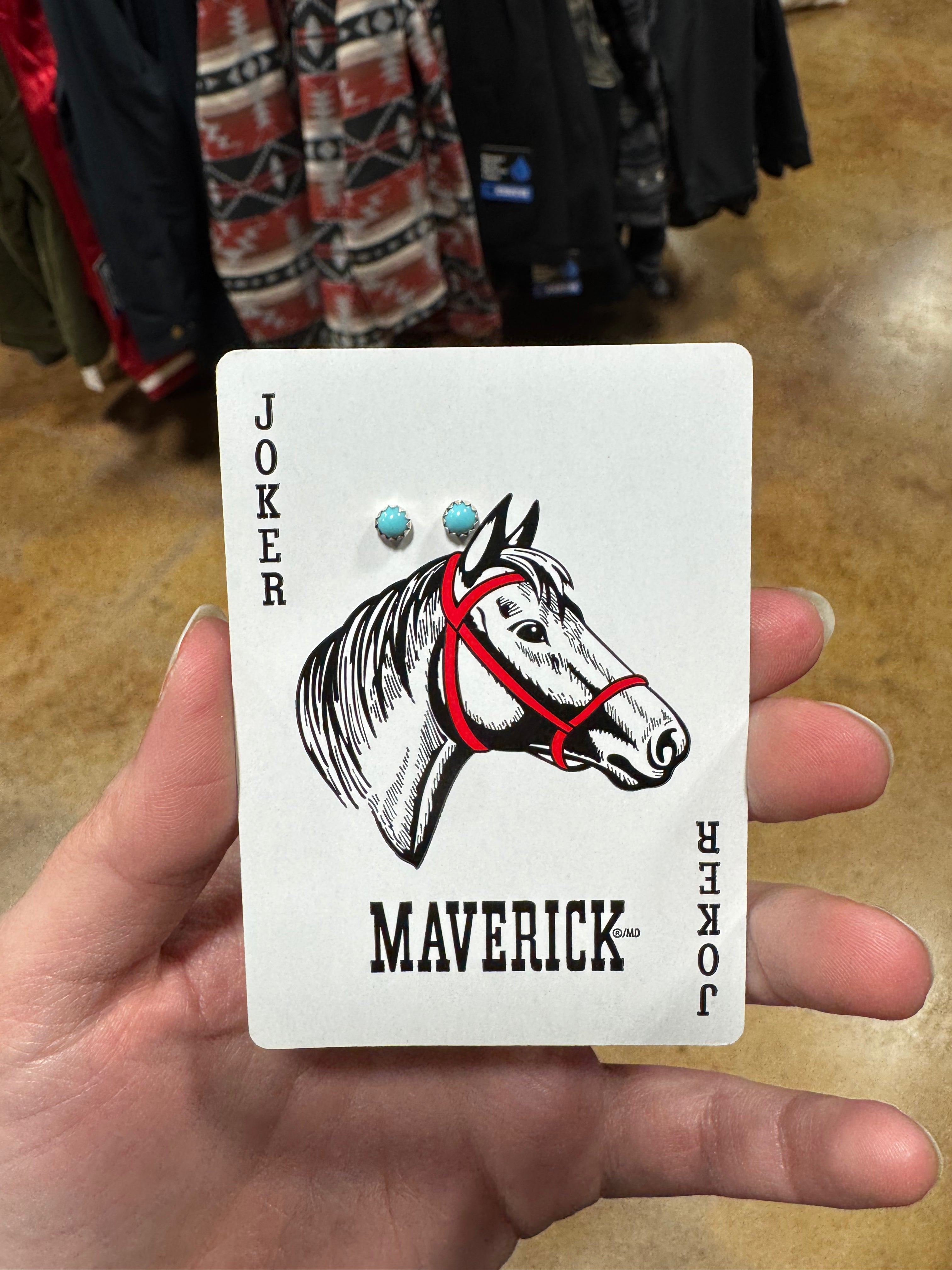 Tiny Turquoise Studs