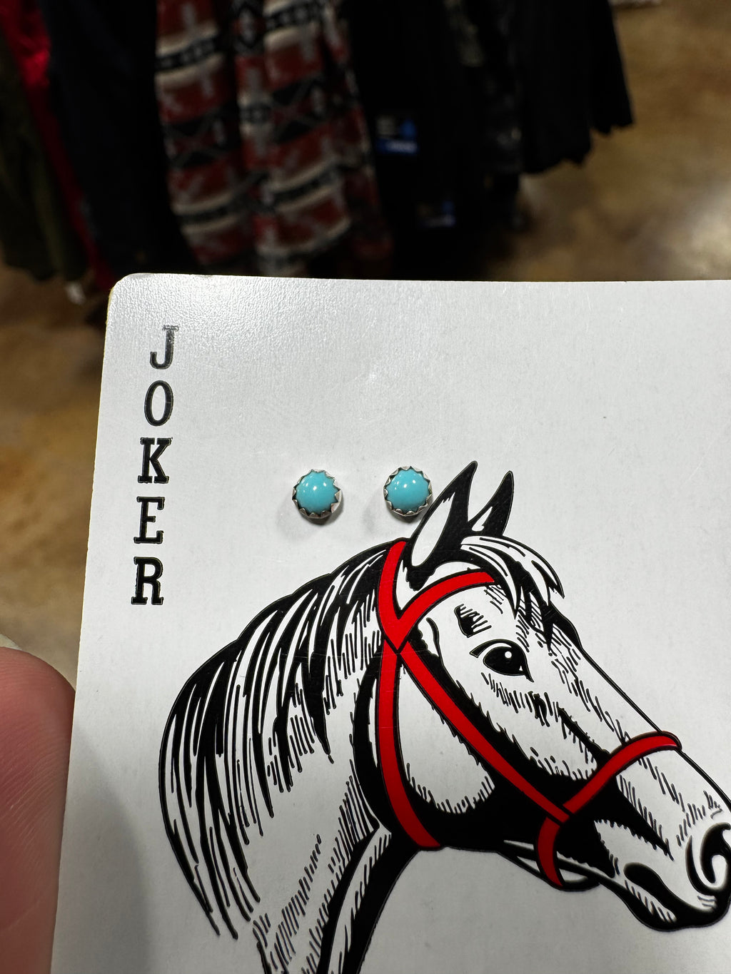 Tiny Turquoise Studs