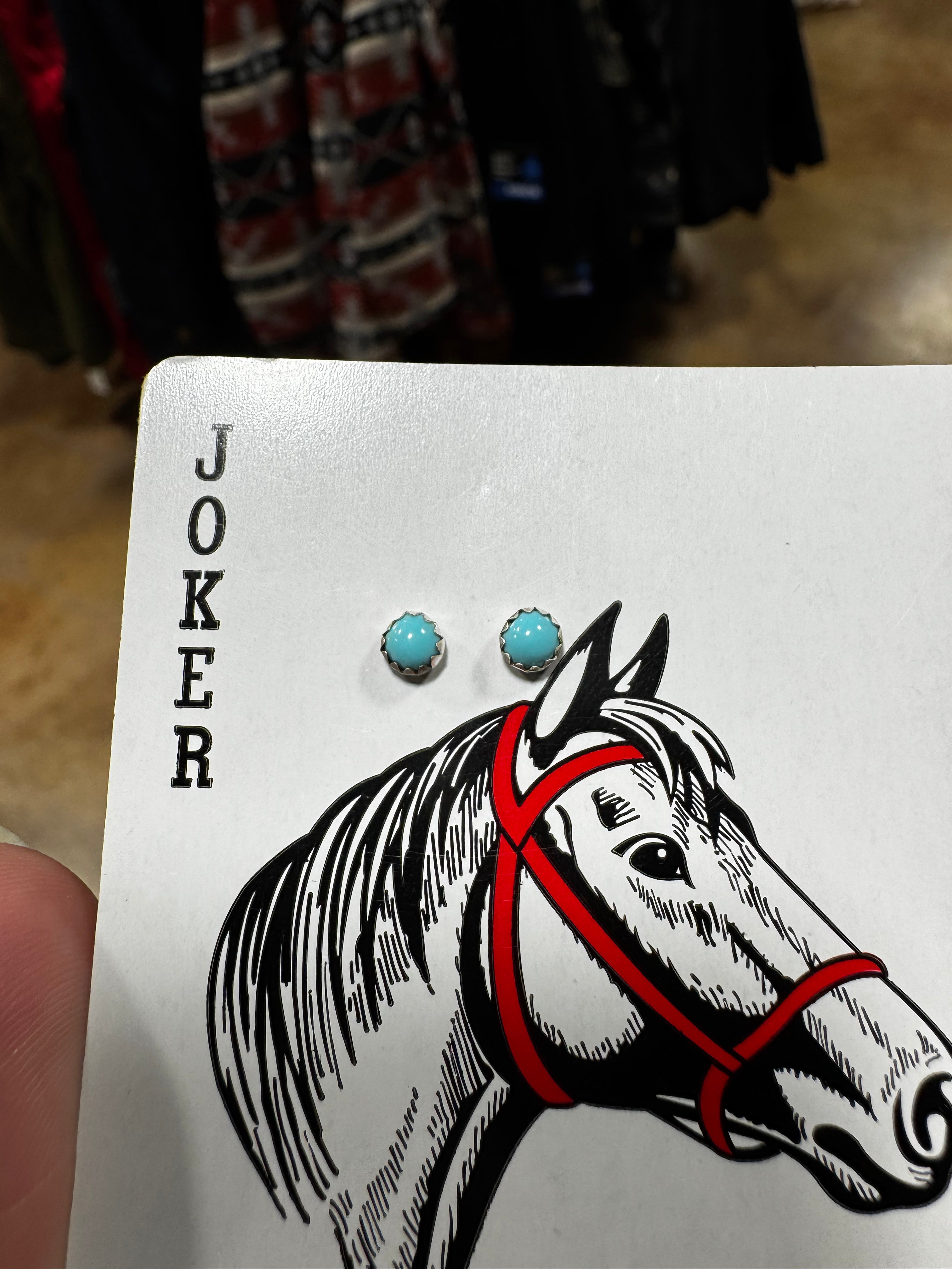 Tiny Turquoise Studs