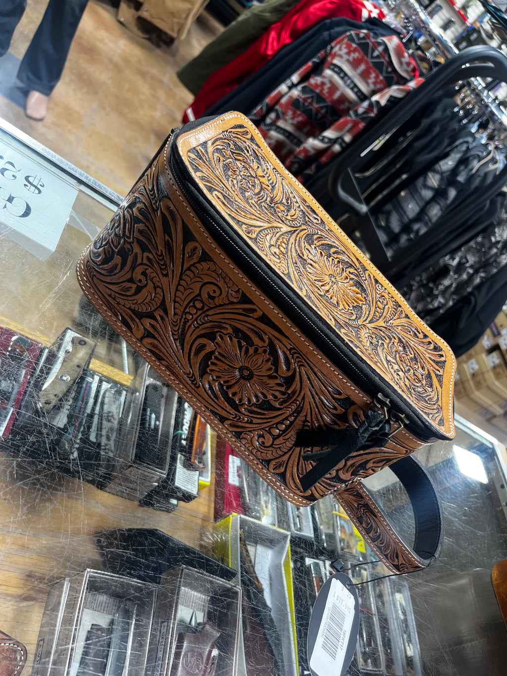 Tooled Cosmetics Bag