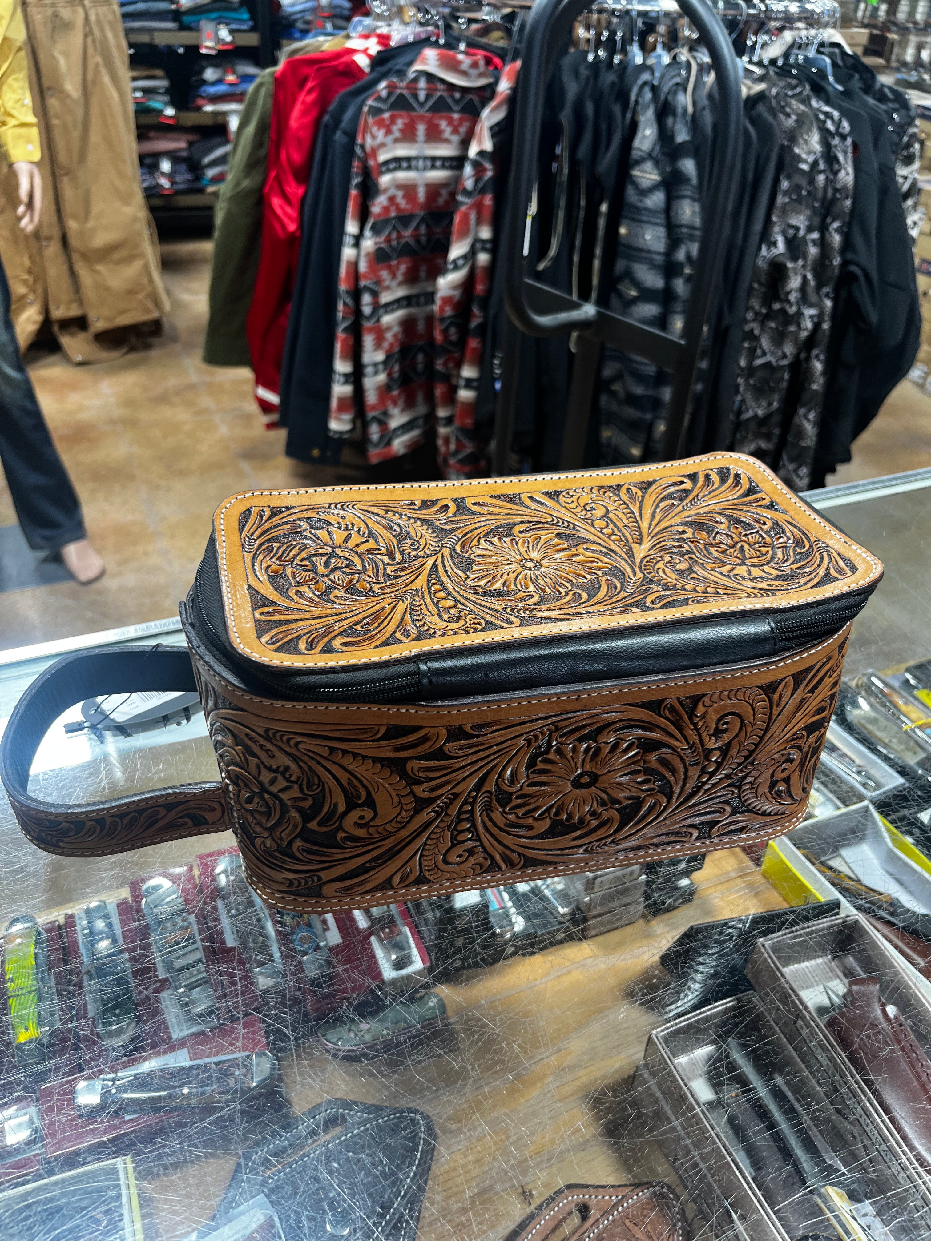 Tooled Cosmetics Bag