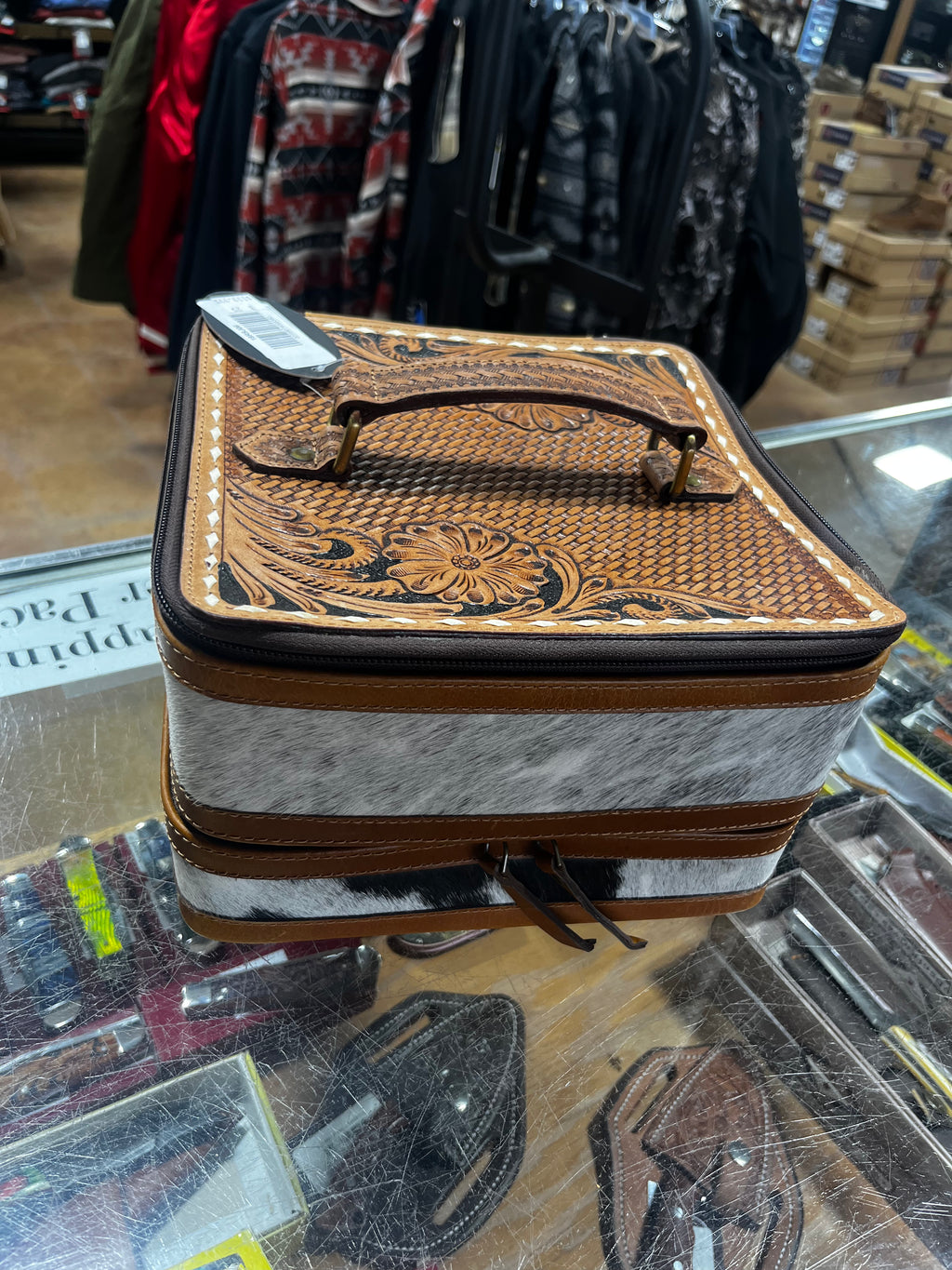 Tolled Cowhide Jewelry Boxes