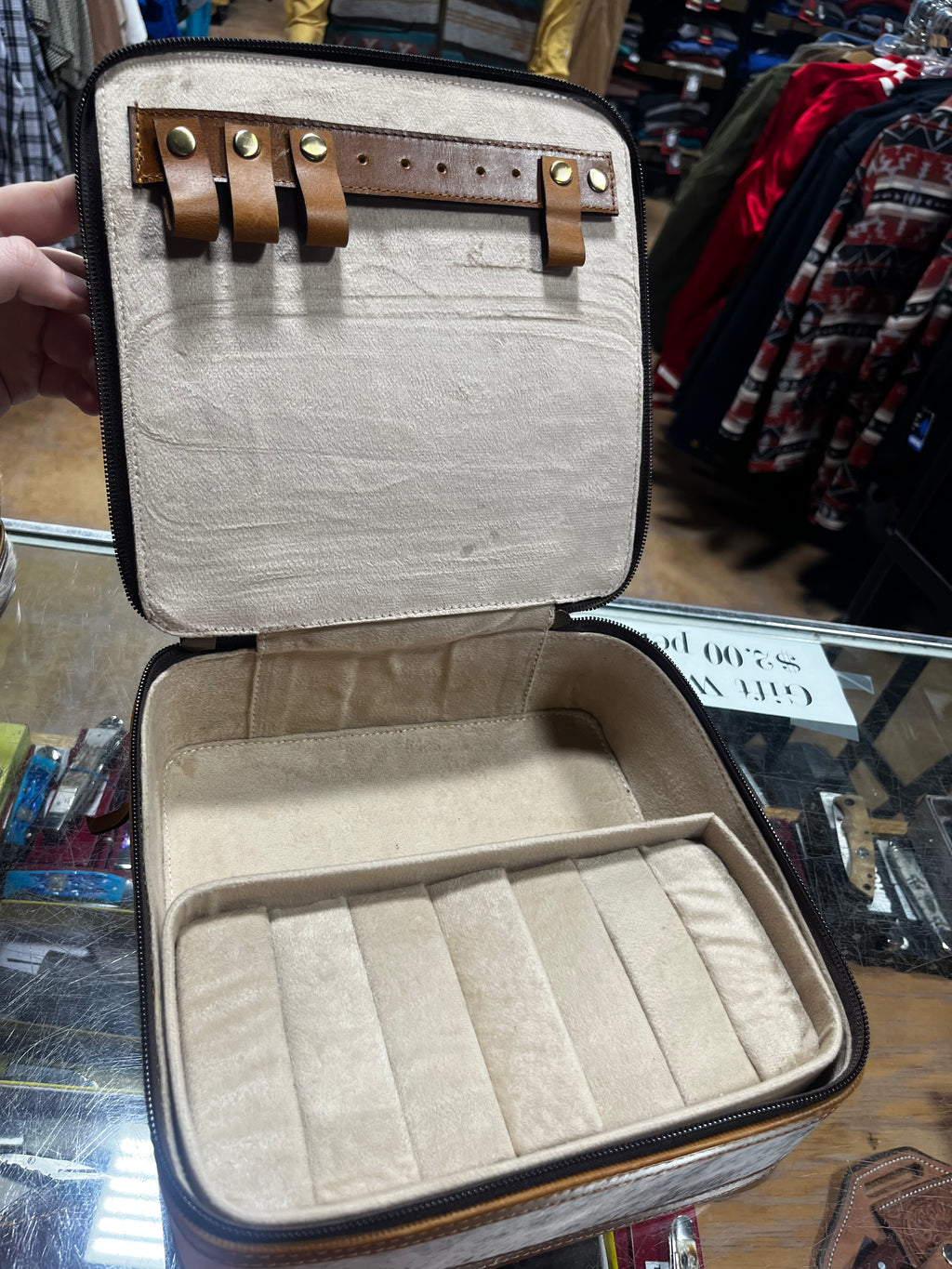 Tolled Cowhide Jewelry Boxes