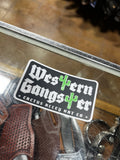 Western Gangster Sticker
