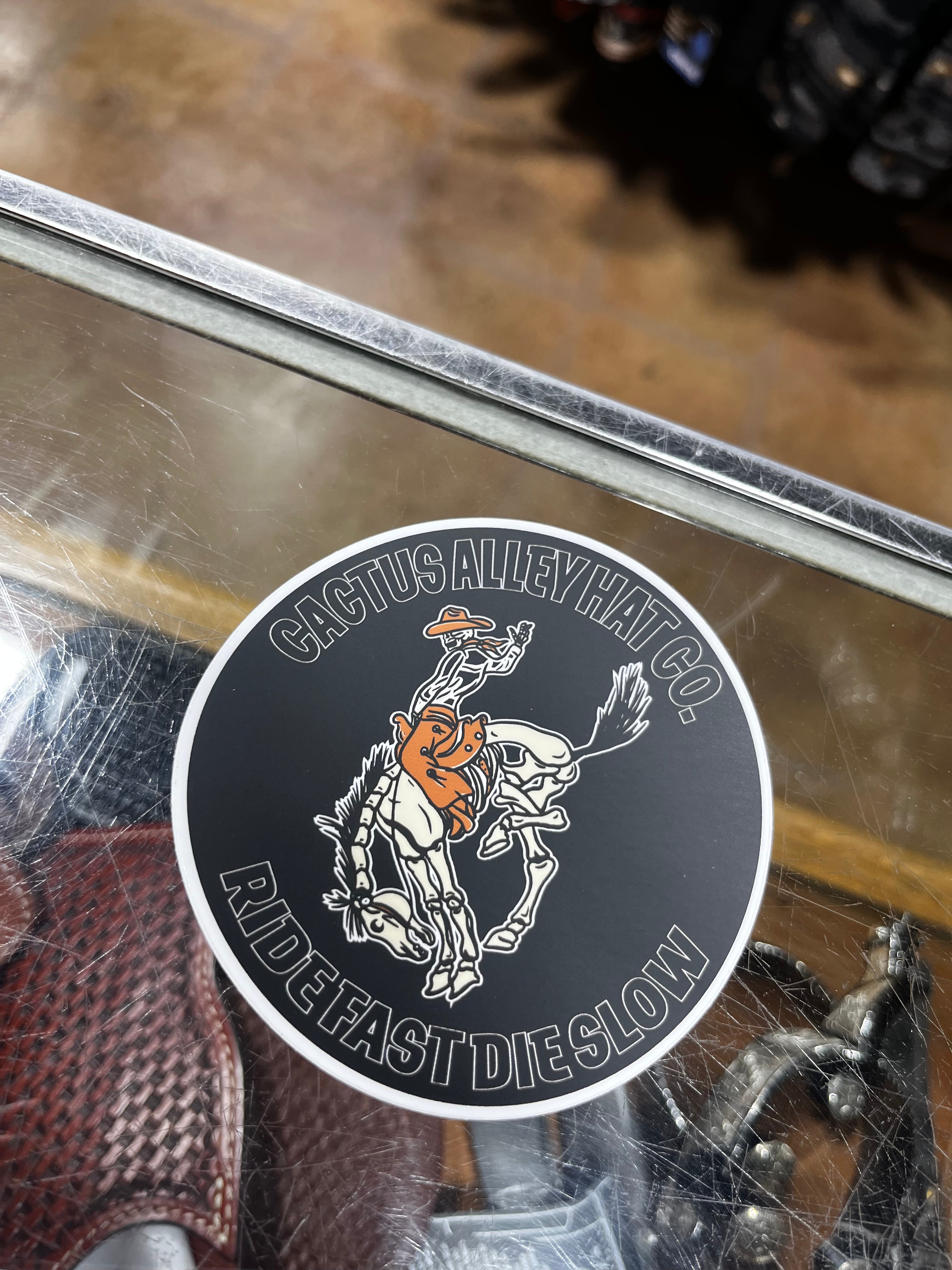 Ride Fast Die Slow sticker