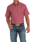 Pink SS Cinch Button Down