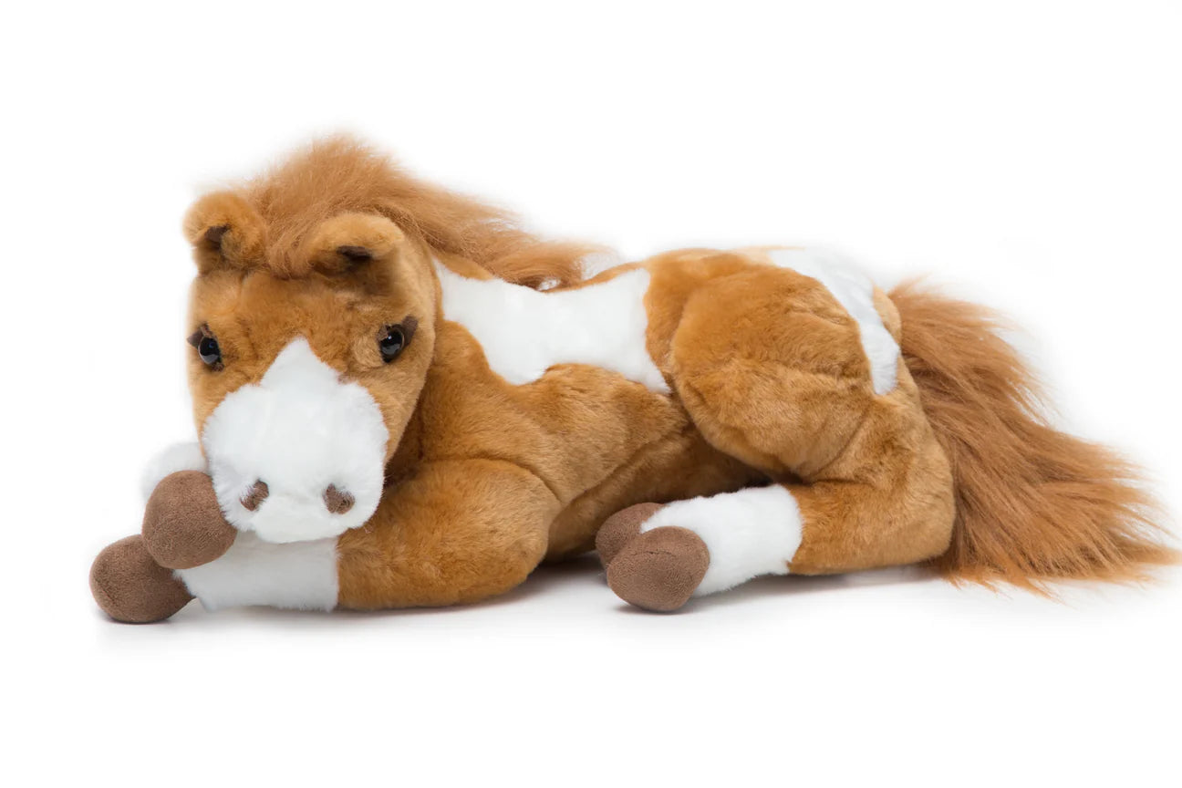 Resting Paint Horse Stuffed Animal