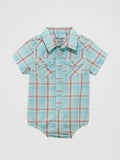 Light blue kids button up jumper