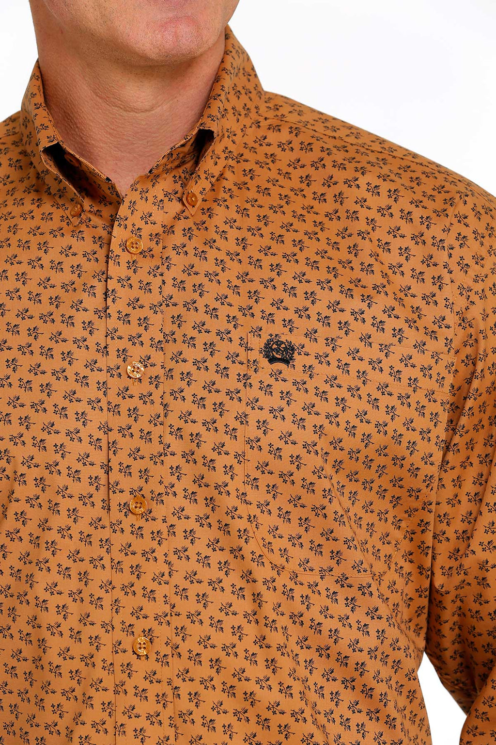 Cinch Men’s Tan Pattern shirt (5466)