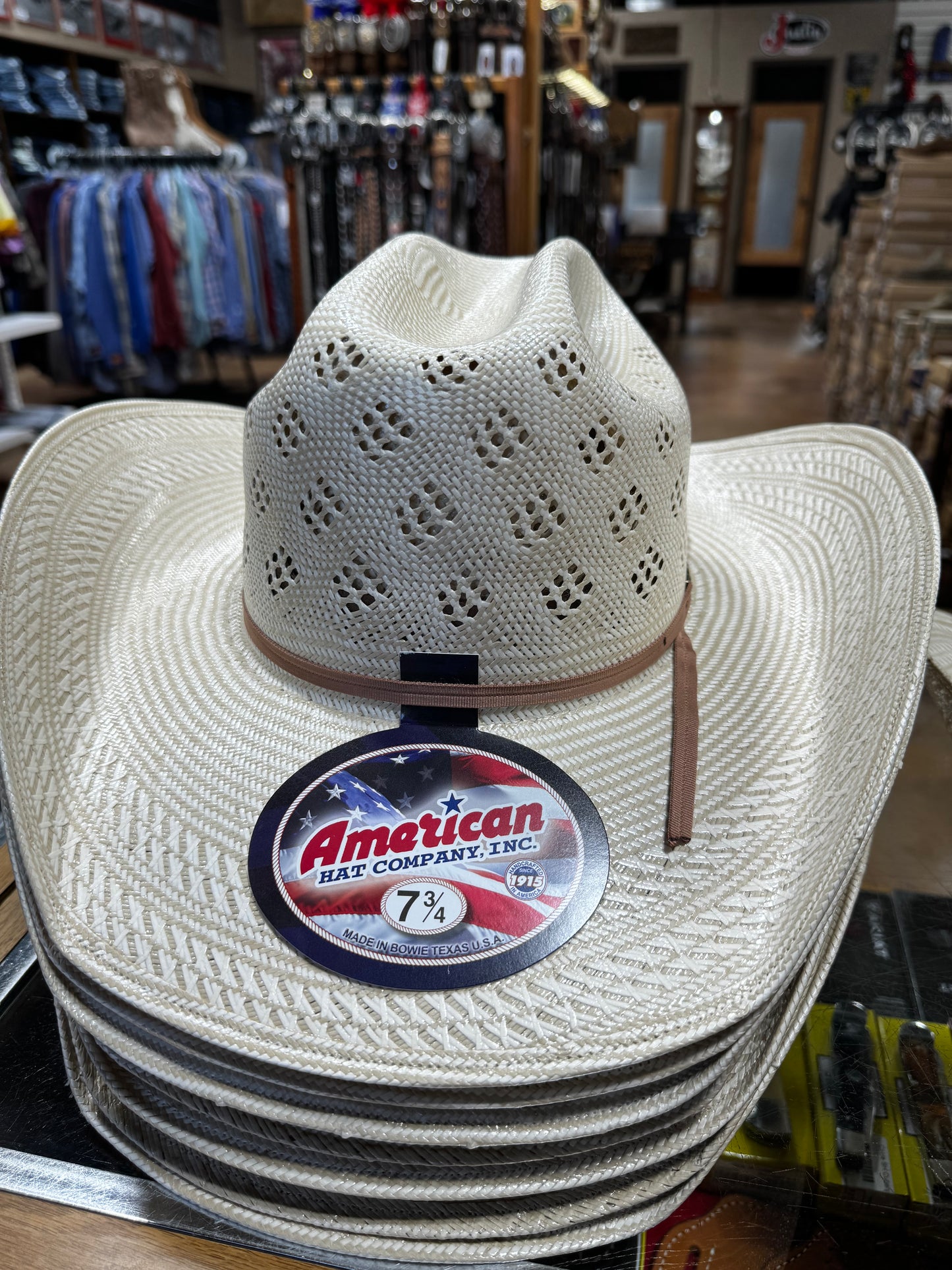 American Whiskey 7800 Straw Hat