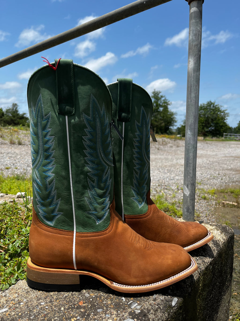 Green Pull Up Men’s Boot(HP8078)