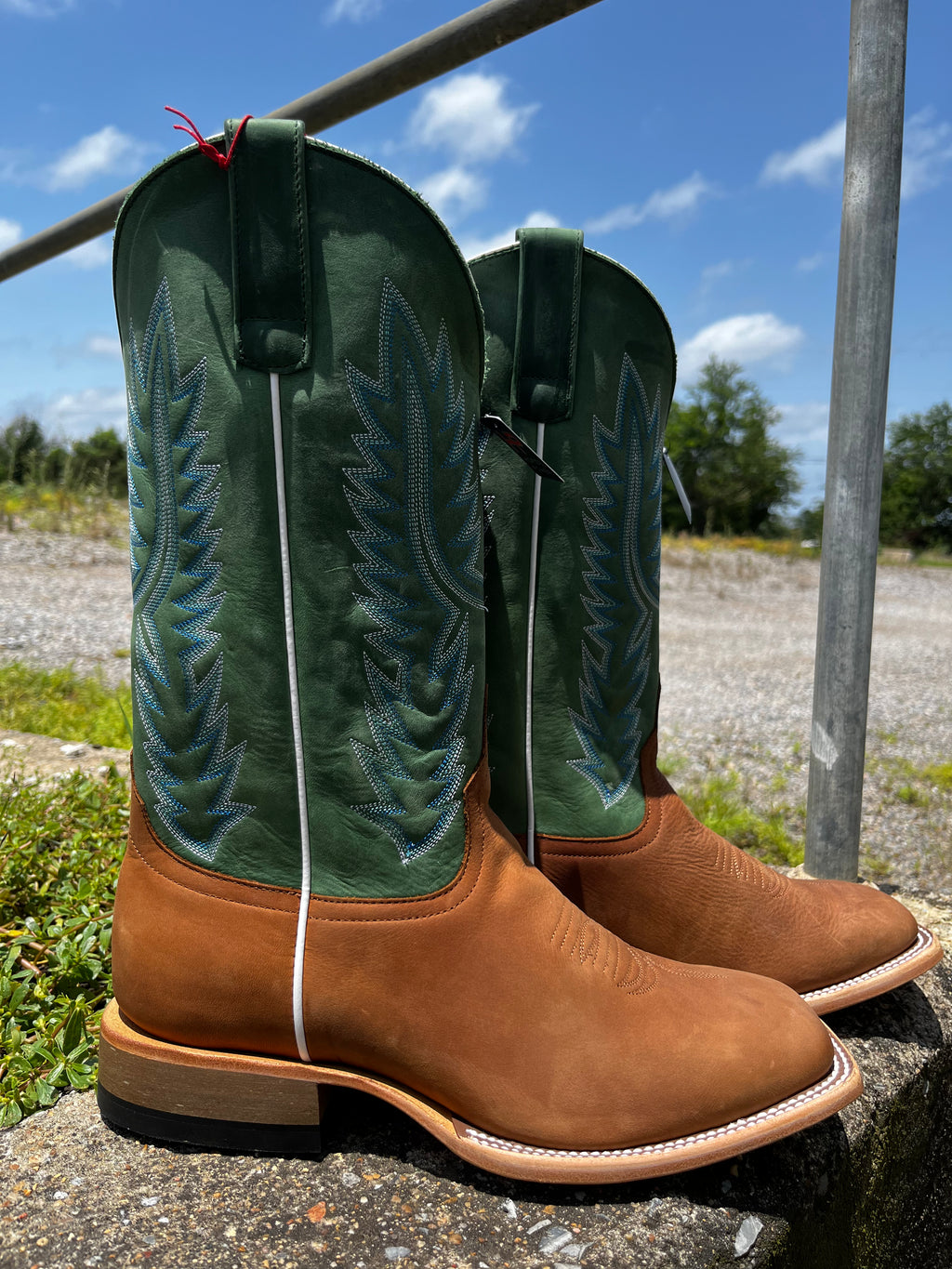 Green Pull Up Men’s Boot(HP8078)