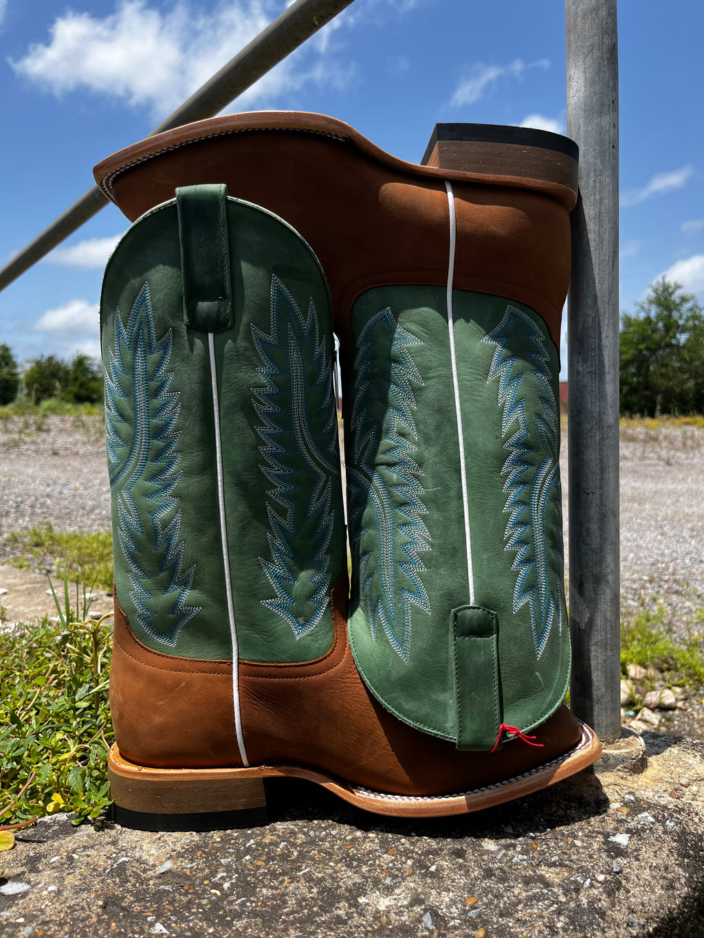 Green Pull Up Men’s Boot(HP8078)