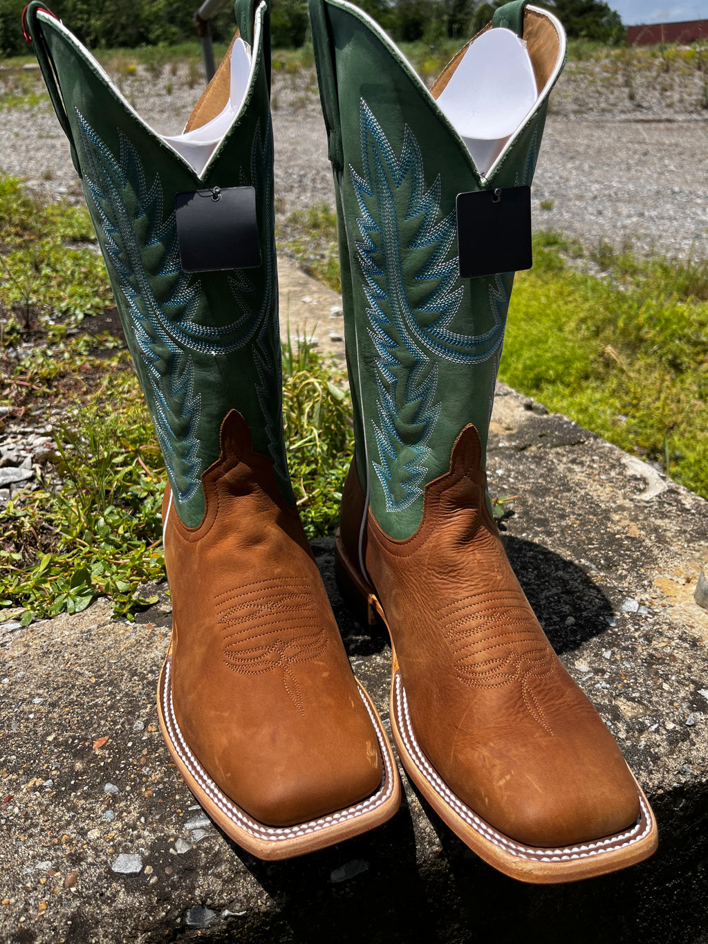 Green Pull Up Men’s Boot(HP8078)