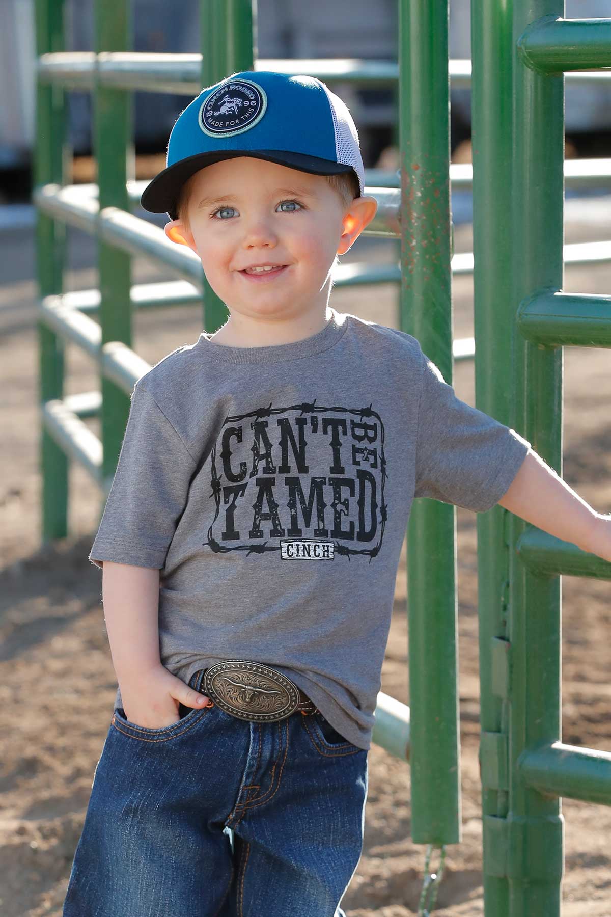 Boys can’t be tamed cinch tee(1095)