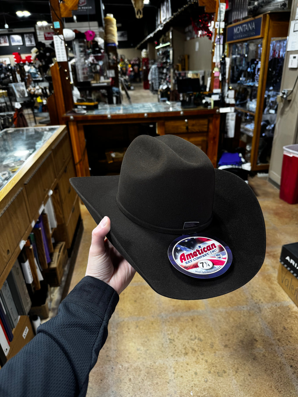 American 7X Chocolate Felt Hat