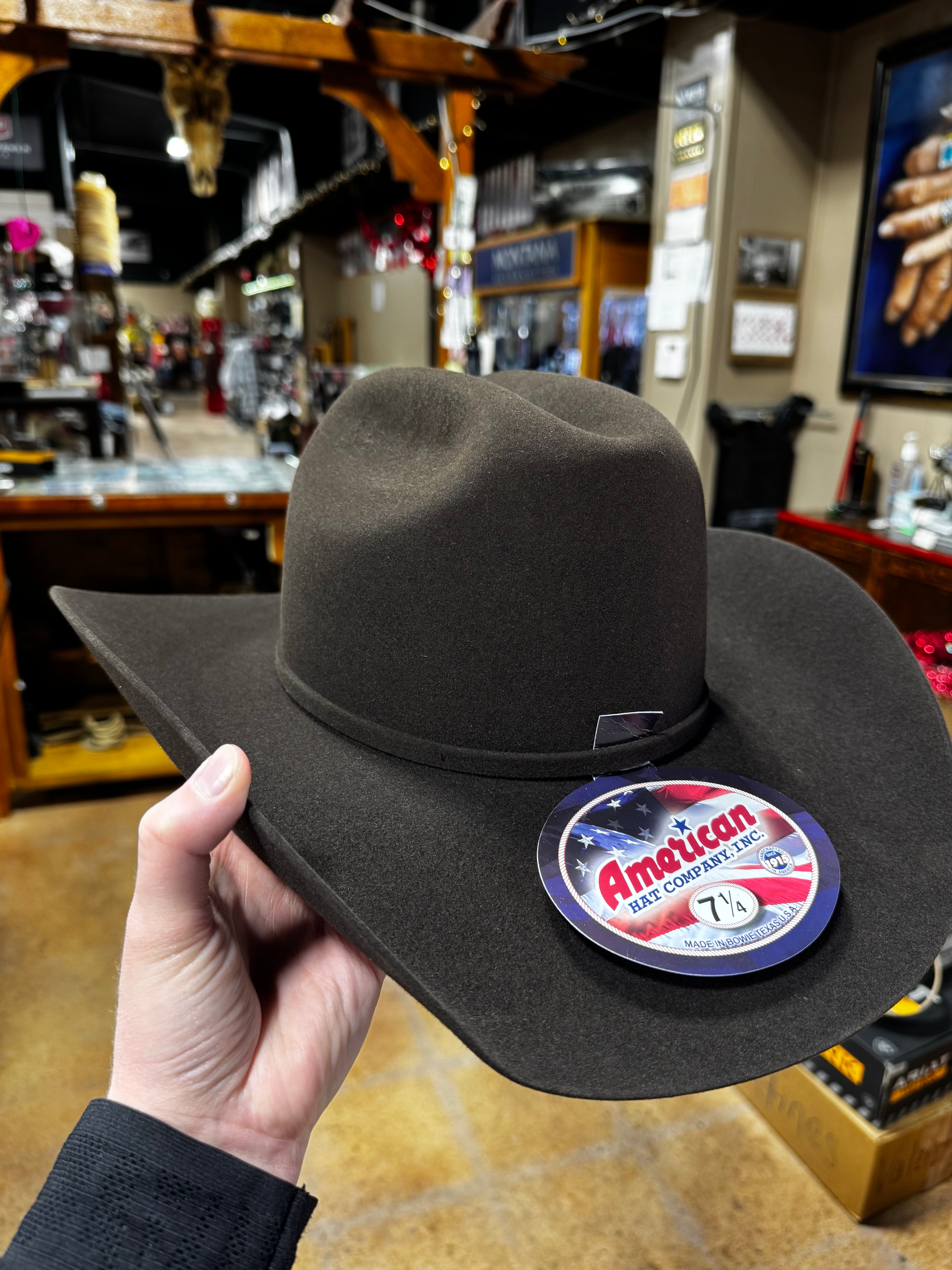 American 7X Chocolate Felt Hat