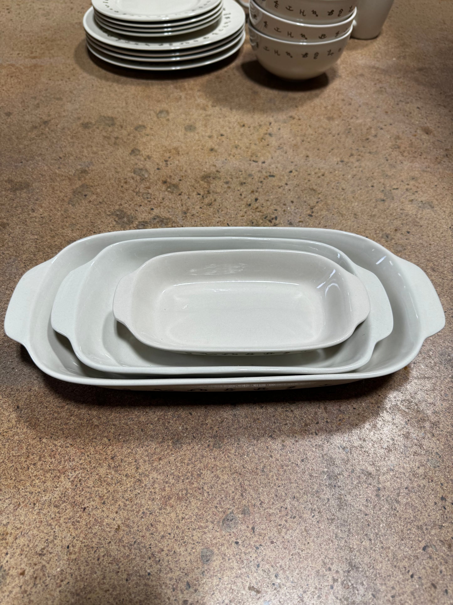 Branded 3Pc Baking Dish Set