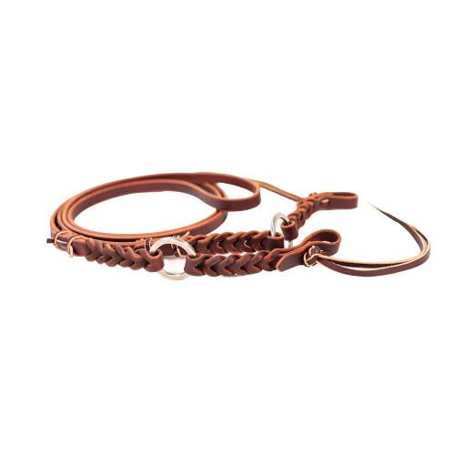Burgundy Bleeding Heart Ring Roping Rein
