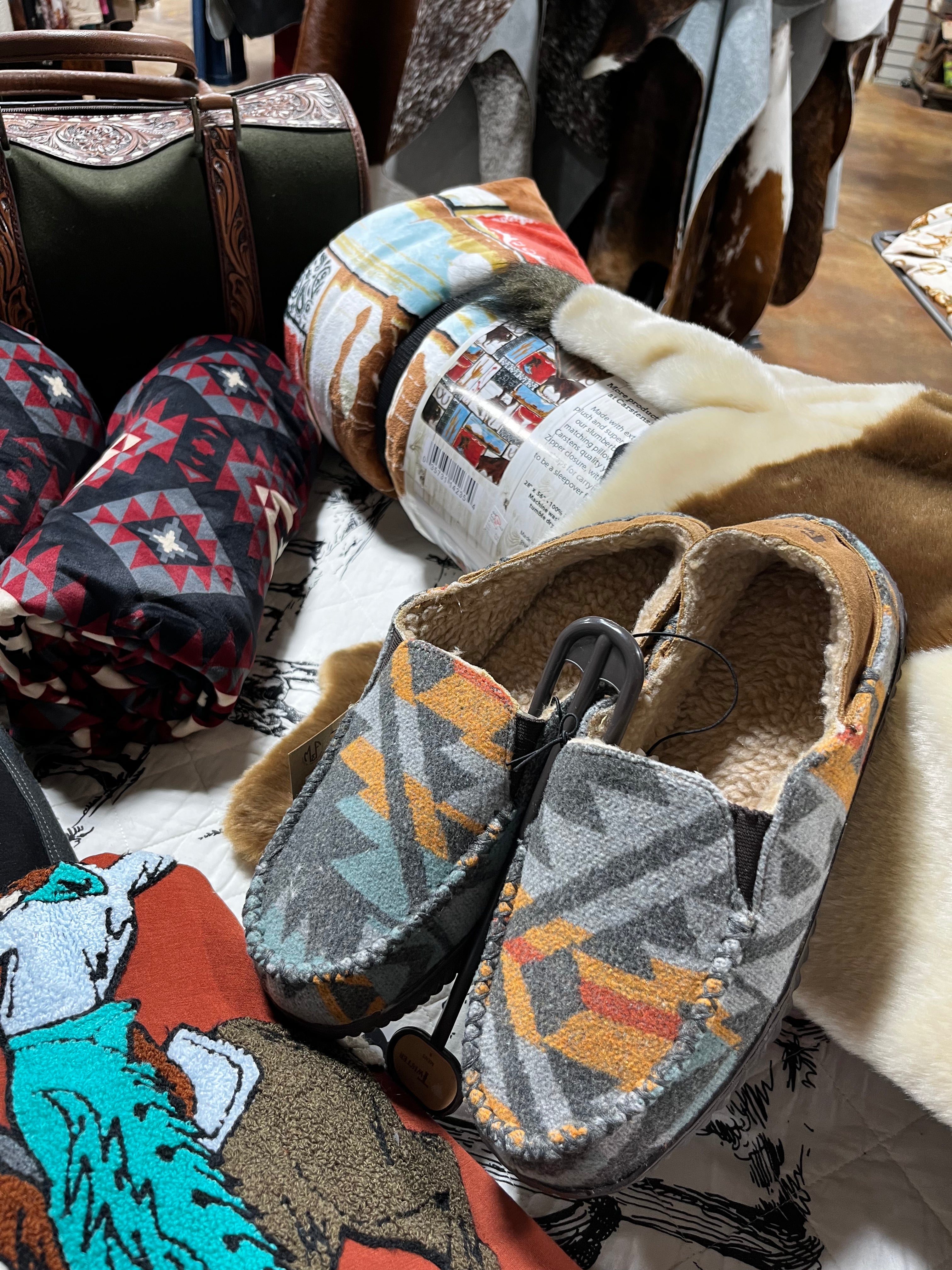 Men’s Aztec House Slippers