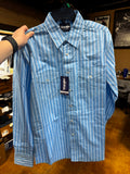 Wrangler Men’s Blue Striped Shirt (9484)