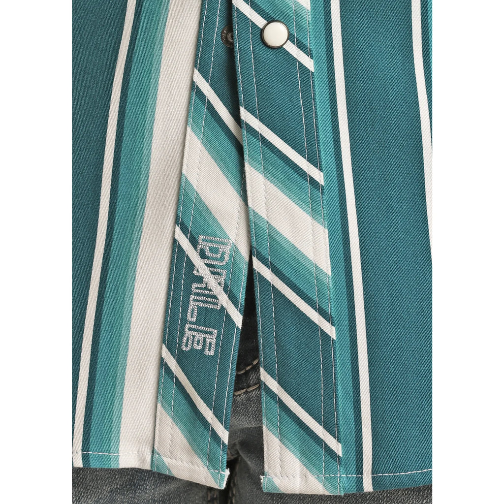 Dale Brisby Blue Striped Shirt (RZ0H)