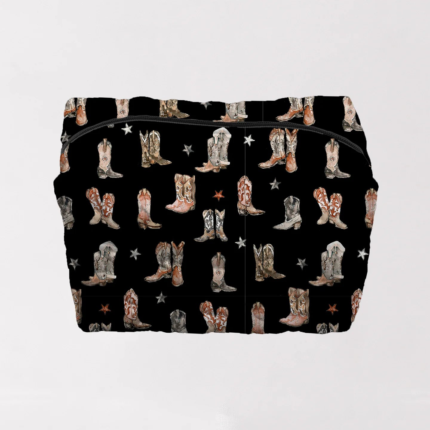 Thunderbird Boots in Black Large Makeup bag