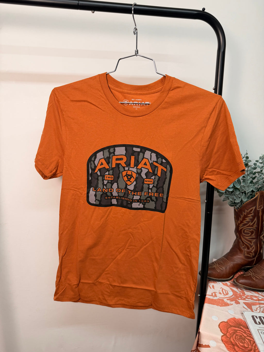 Ariat Underlands Camo Badge Tee