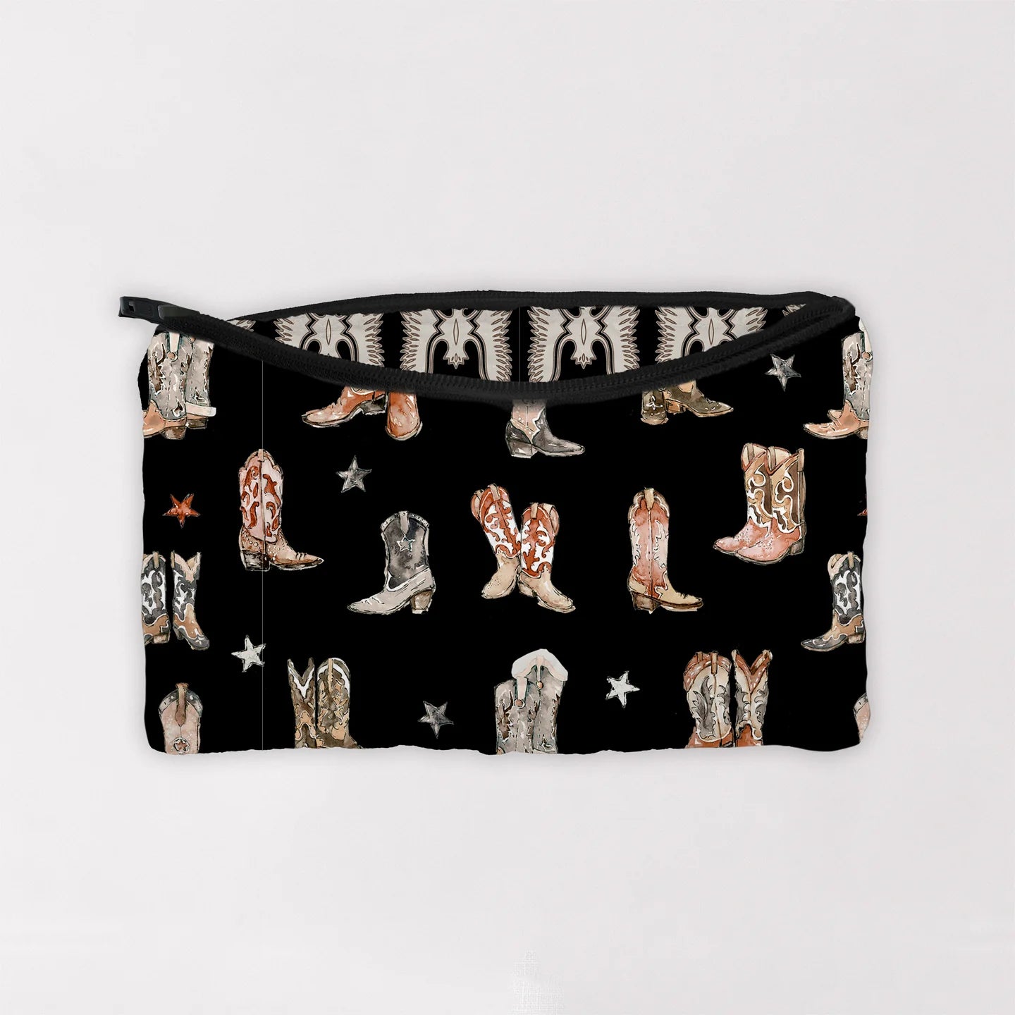 Thunderbird Boots in Black Large Makeup bag