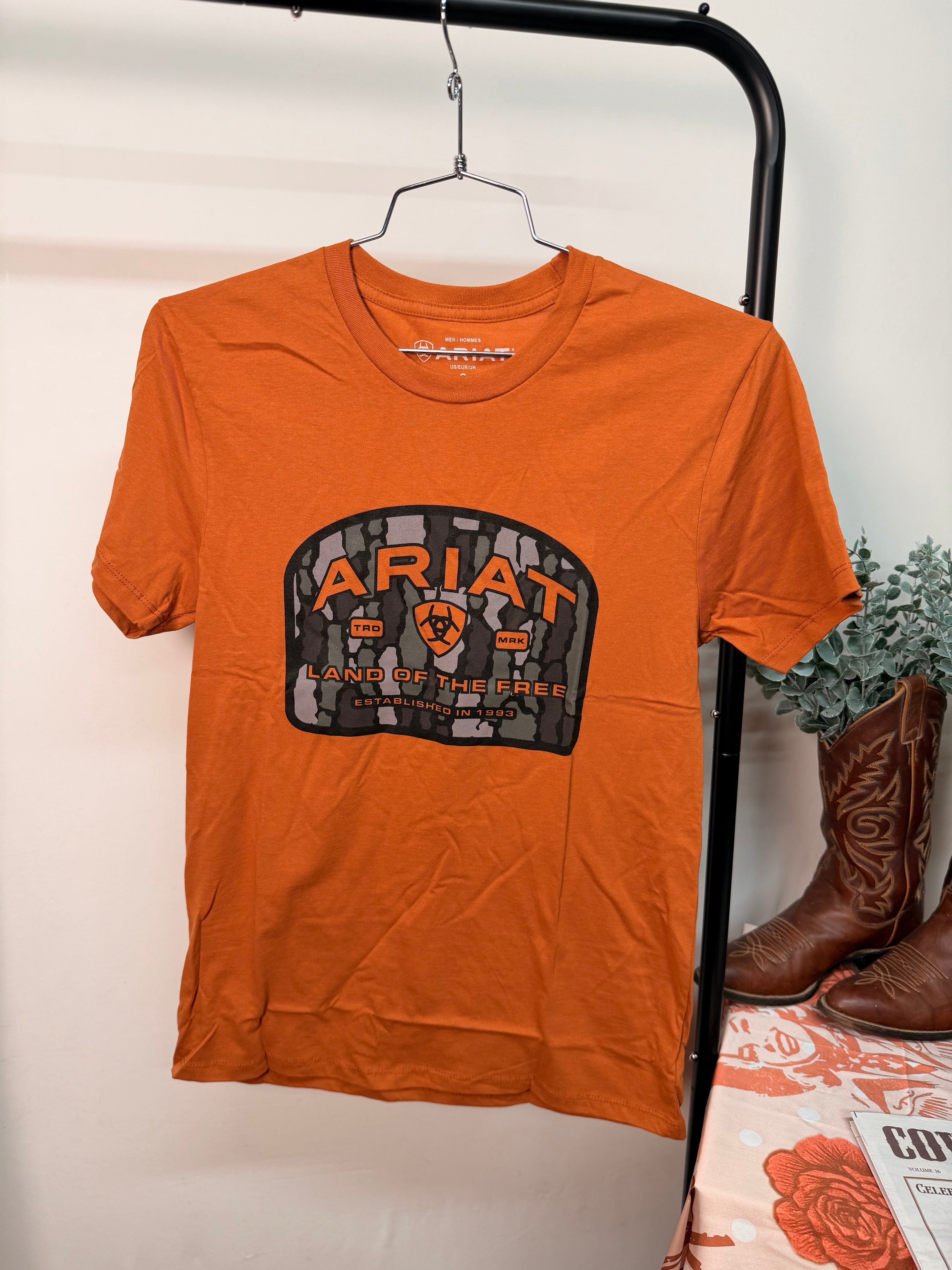Ariat Underlands Camo Badge Tee