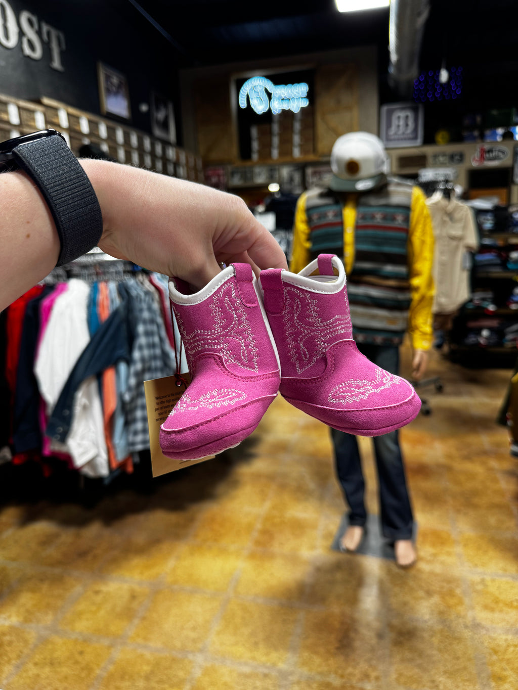 Pink Casanova Infant Boots (3729)